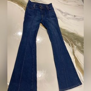 Mid rise bootcut jeans